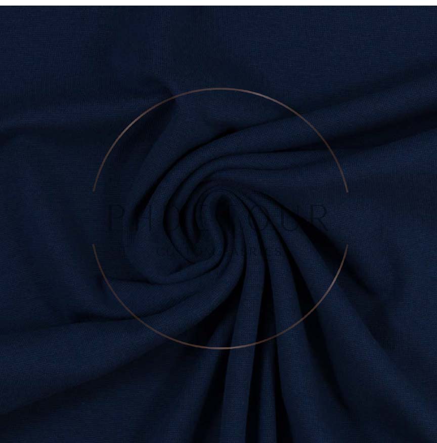 Royal blue – 240gsm cotton/elastane jersey ribbing fabric