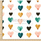 Organic Cotton Lycra - Beachy Hearts