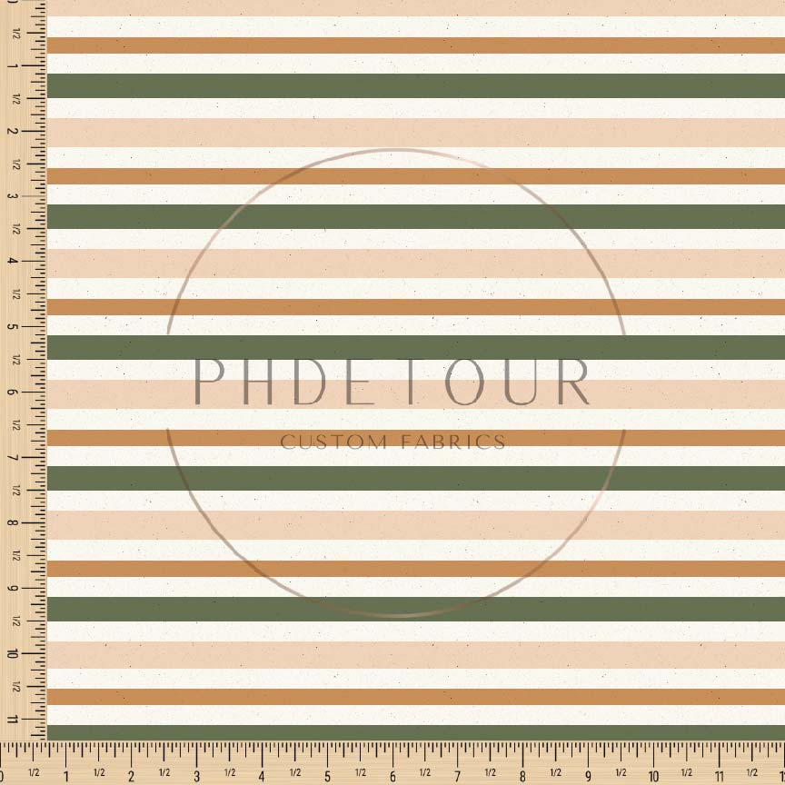 Organic Cotton Lycra - Charlotte Stripes