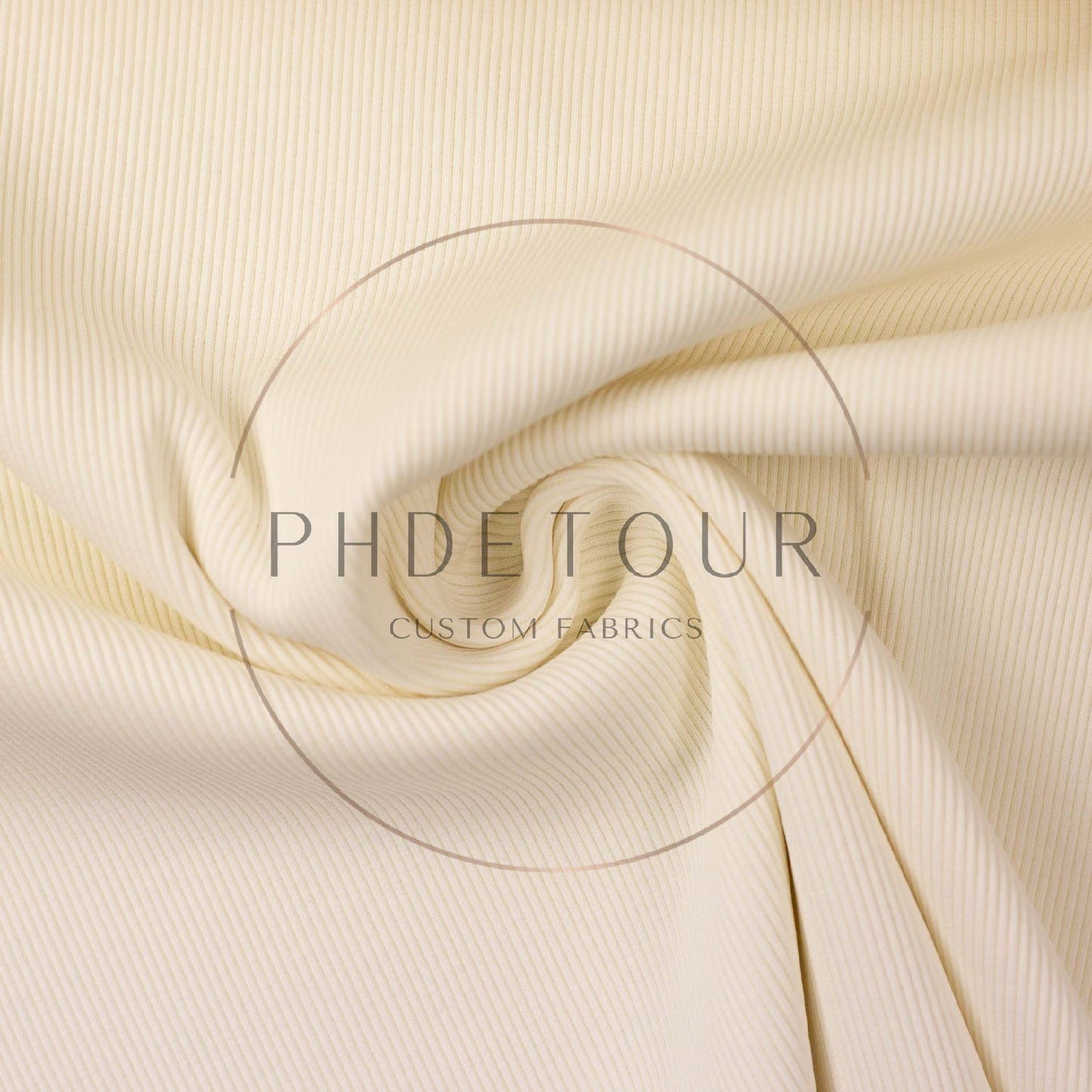 010 - Cream - European 2x1 Sweatshirt Ribbing